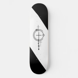 Kristen skateboard geometriska kors