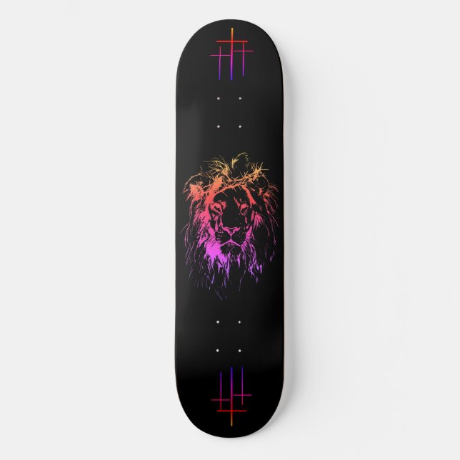 Kristen skateboard Lejonet av Juda (Framsida)