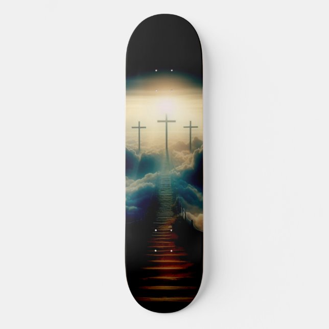 Kristen skateboard Vägen till himlen (Framsida)