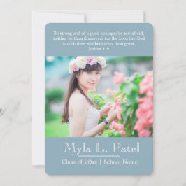 Kristen Skriftfoto Examenkungörelse/ Inbjudningar