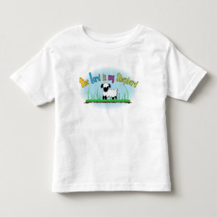 Kristen småbarnutslagsplats - lorden är min herd tee shirt