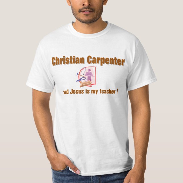Kristen snickaredesign tee shirt (Framsida)
