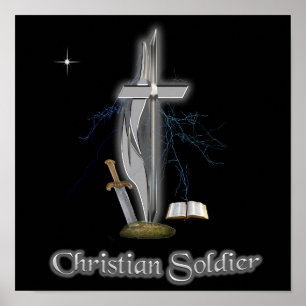 Kristen soldat poster