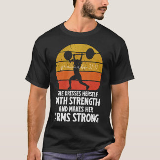Kristen styrkelyft Kvinnors Styrketräning Gy T Shirt