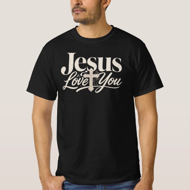 Kristen sublimeringsdesign t shirt (Framsida)