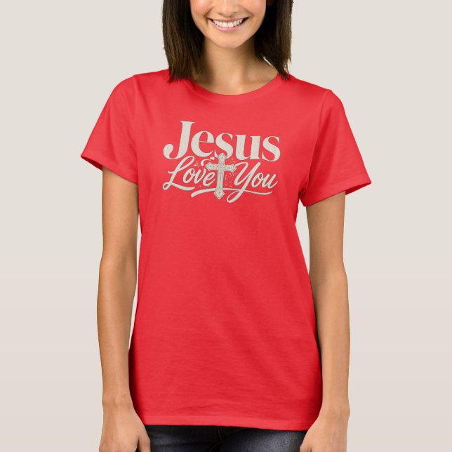 Kristen sublimeringsdesign t shirt (Framsida)