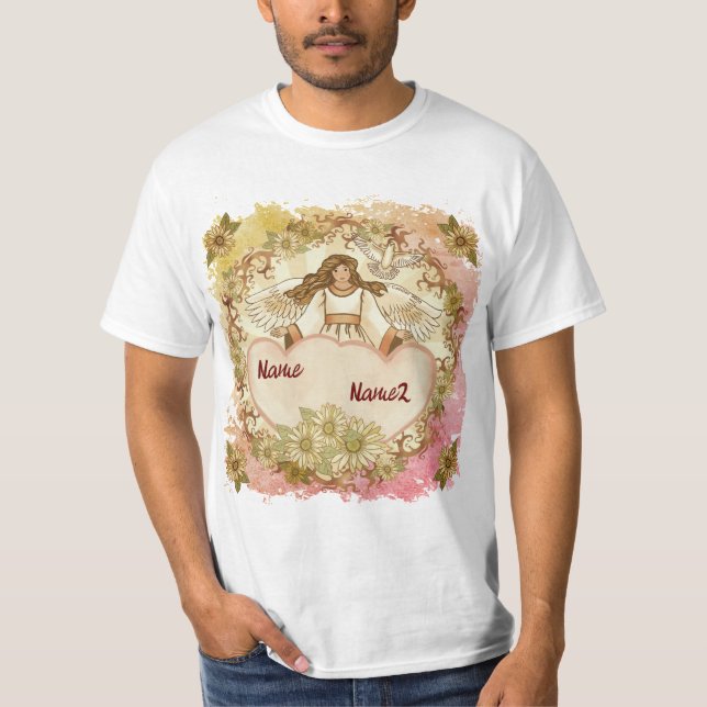 Kristen T-Shirt för sann kärlekängel  (Framsida)