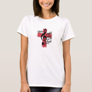 Kristen T-Shirt Gör ett glatt sorl