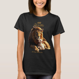 Kristen t-shirt | Lejonet av Juda | Jesus