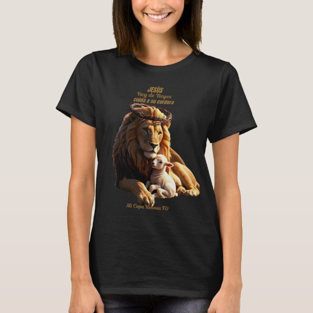 Kristen t-shirt | Lejonet av Juda | Jesus  (Framsida)