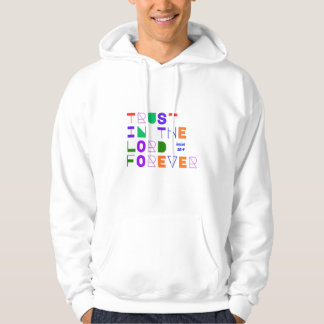 Kristen T-Shirt med texten Förtrösta Herren Hoodie