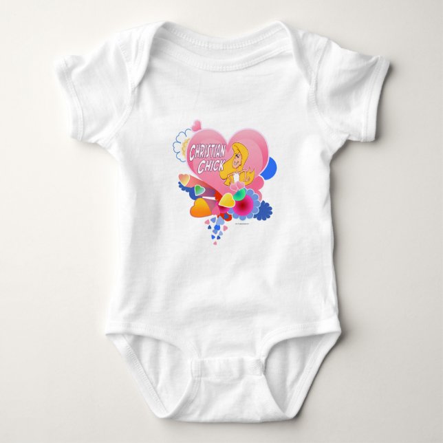 Kristen Tjej T-shirt (Framsida)