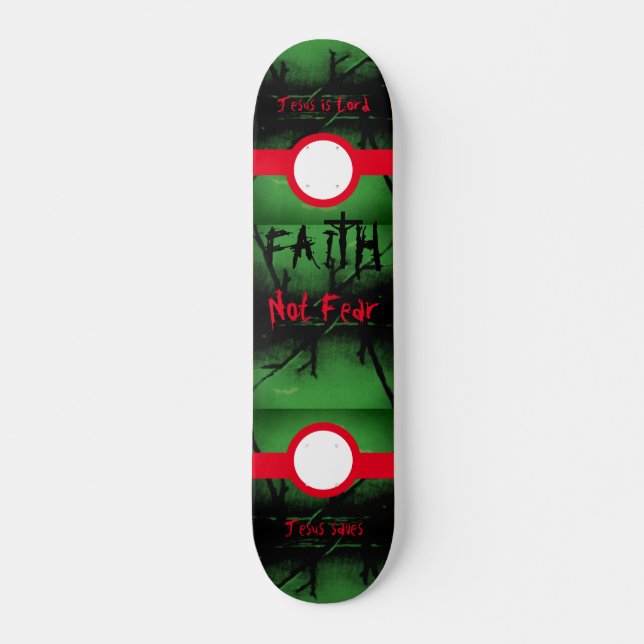 Kristen tro Jesus Skateboard (Framsida)