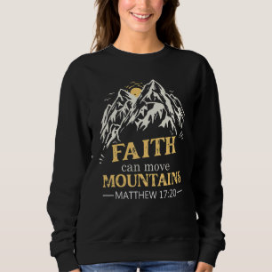 Kristen tro kan flytta berg Jesus Kristus säger T Shirt
