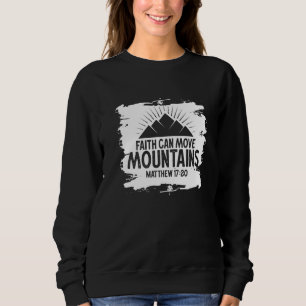 Kristen tro kan flytta berg Jesus Kristus säger T Shirt