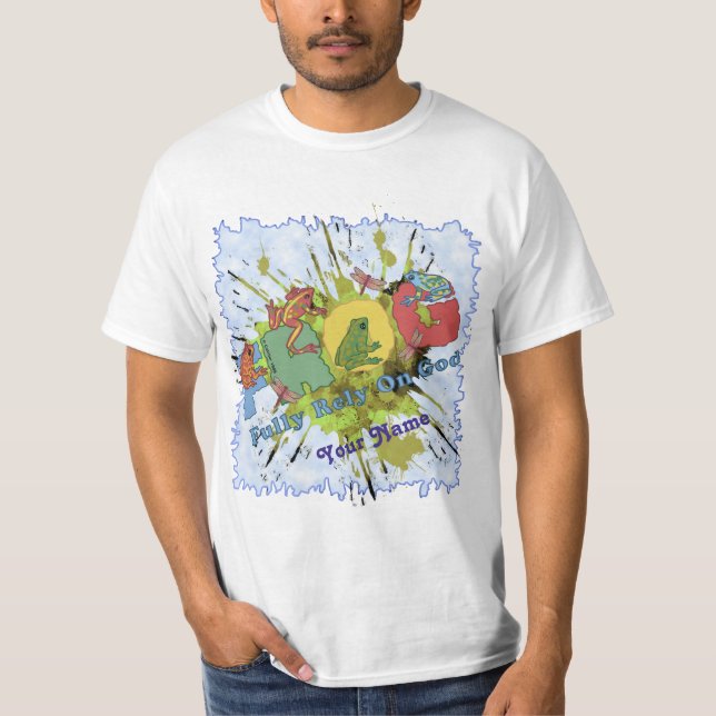 Kristen Tro På Gud t-shirt (Framsida)
