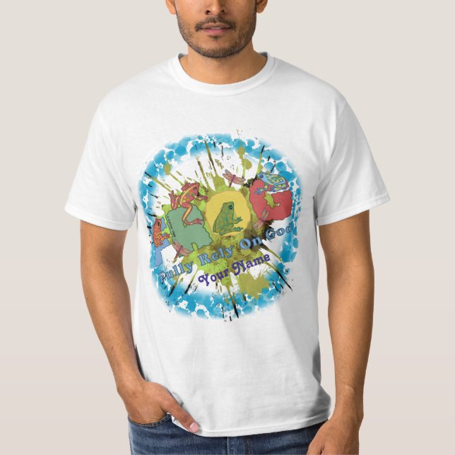 Kristen Tro På Gud t-shirt (Framsida)