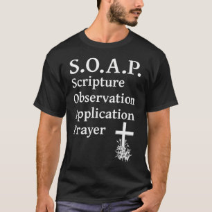 Kristen Tvål Skrift Observation Applikation P T Shirt