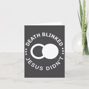 Kristen Uppståndelse Död Blinkade Jesus Gjorde Int Kort