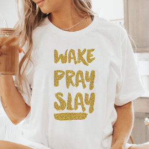 Kristen Uppvaknande Be Slå T-shirt