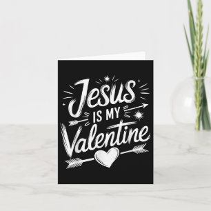 Kristen Valentinskärt Jesus Är Min Valentine, Vale Kort