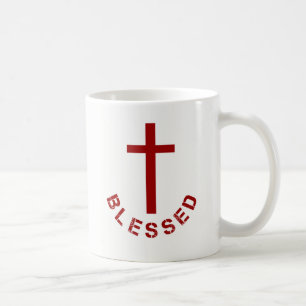 Kristen Välsegd Röd Kors Typografi Kaffemugg