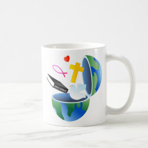 Kristen värld kaffemugg