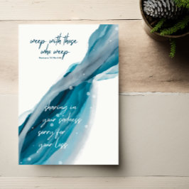 kristen | Vi beklagar förlusten | Sympatkort Kort