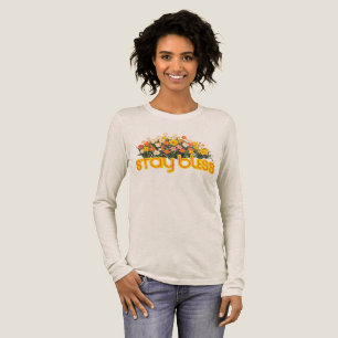 Kristen vintageblomma estetisk grafik t shirt