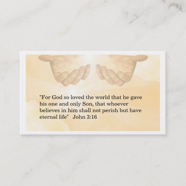 Kristen visitkort (Framsida)