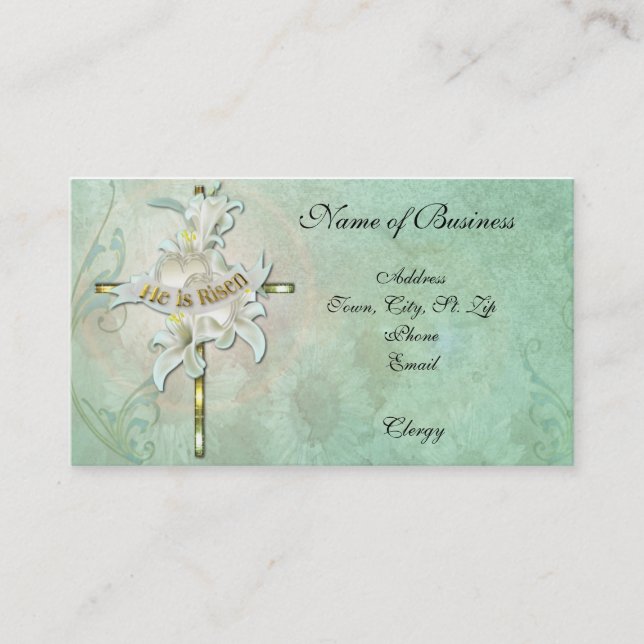 Kristen visitkort (Framsida)