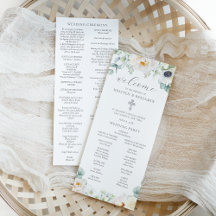 Kristen vit katolsk vigselprogram