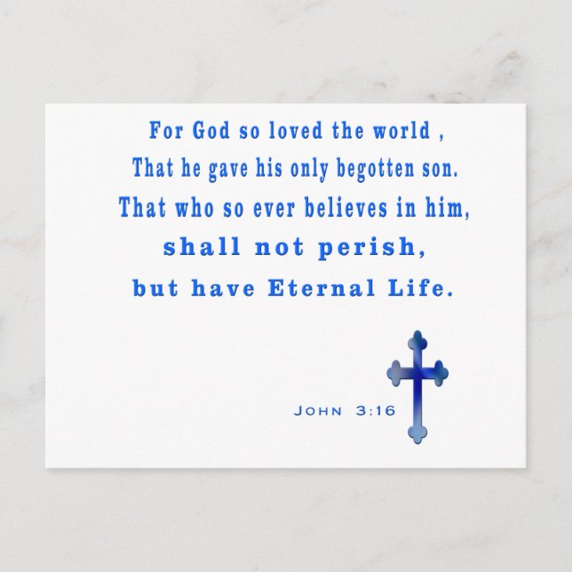 kristen vykort (Framsida)