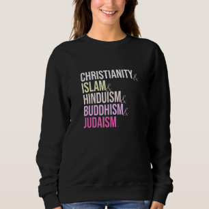 kristendom Islam Hinduism Buddhism Judaism T Shirt