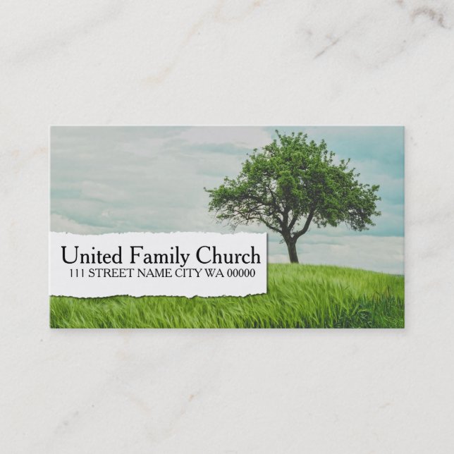Kristendom kristendom i kyrkan visitkort (Framsida)