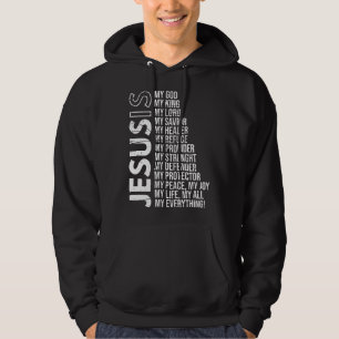 Kristendom Religion Heliga Bible Christian Jesus T Hoodie