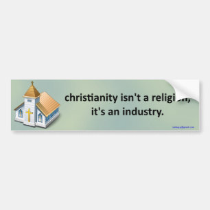 kristendomen är inte en religion… bildekal