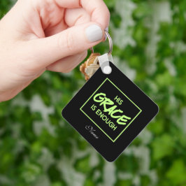 Kristendomen bibel hans nåd är nog nyckelring