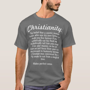 Kristendomen Religion Atheist Agnostic T shirt