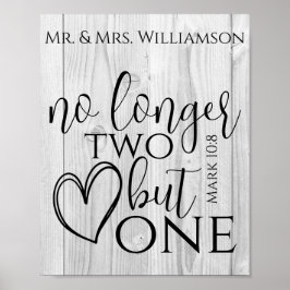 Kristet bröllopsskrift citat falskt träpresent poster