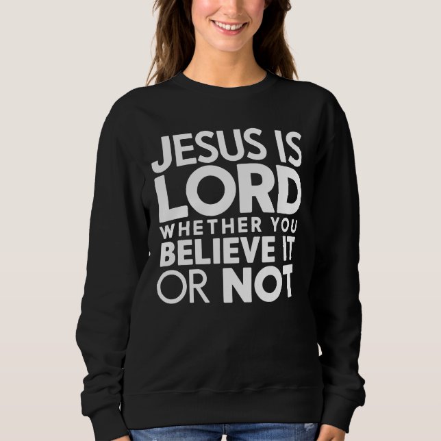 Kristet citat Jesus är Herre T Shirt (Framsida)
