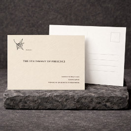 Kristet Faddergåva Minnessgåva Vykort