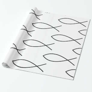 Kristet fisksymbol Ichthys Thunder_Cove Presentpapper