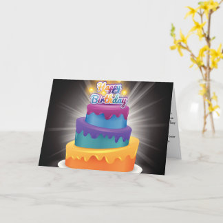 Kristet födelsedagskort kort