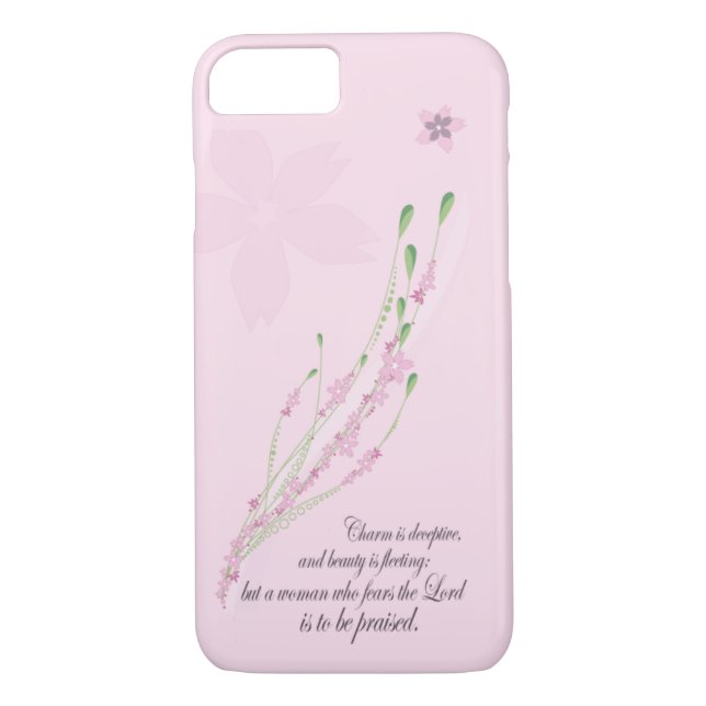 Kristet fodral för iPhone 7: Kvinna för Proverbs Case-Mate iPhone Skal (Baksida)