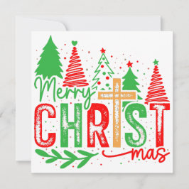 Kristet julhälsningskort kort