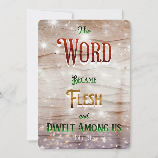 Kristet julkort 2023 Modern design (Framsida)