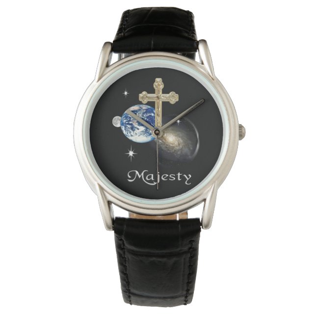 Kristet kors armbandsur (Framsida)