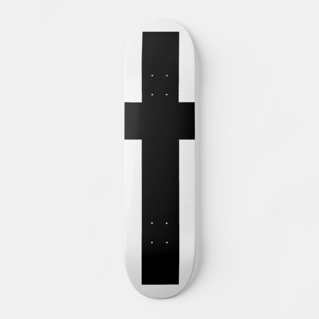 Kristet Kors Bräde Skateboard Bräda 20,5 Cm (Framsida)