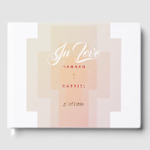 Kristet Kors Bröllop Gästbok